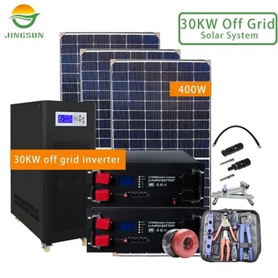 30KW slukket net solenergi system