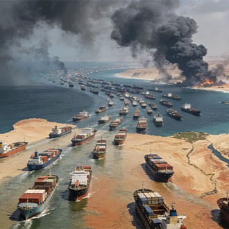 Mellemøstens skibsrute er ustabil og lægger et betydeligt pres på PV-transport!